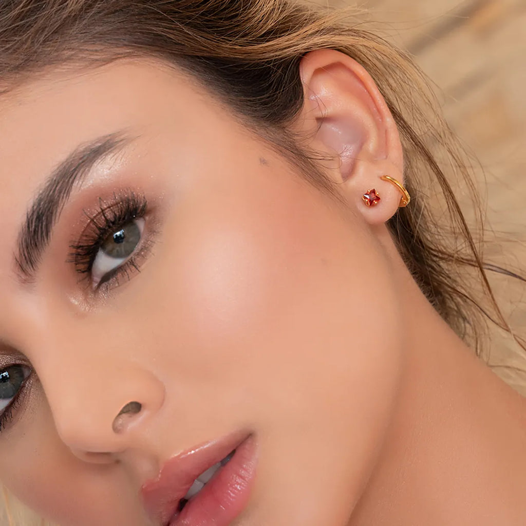 A Topo Circon Cuadrado ROJO