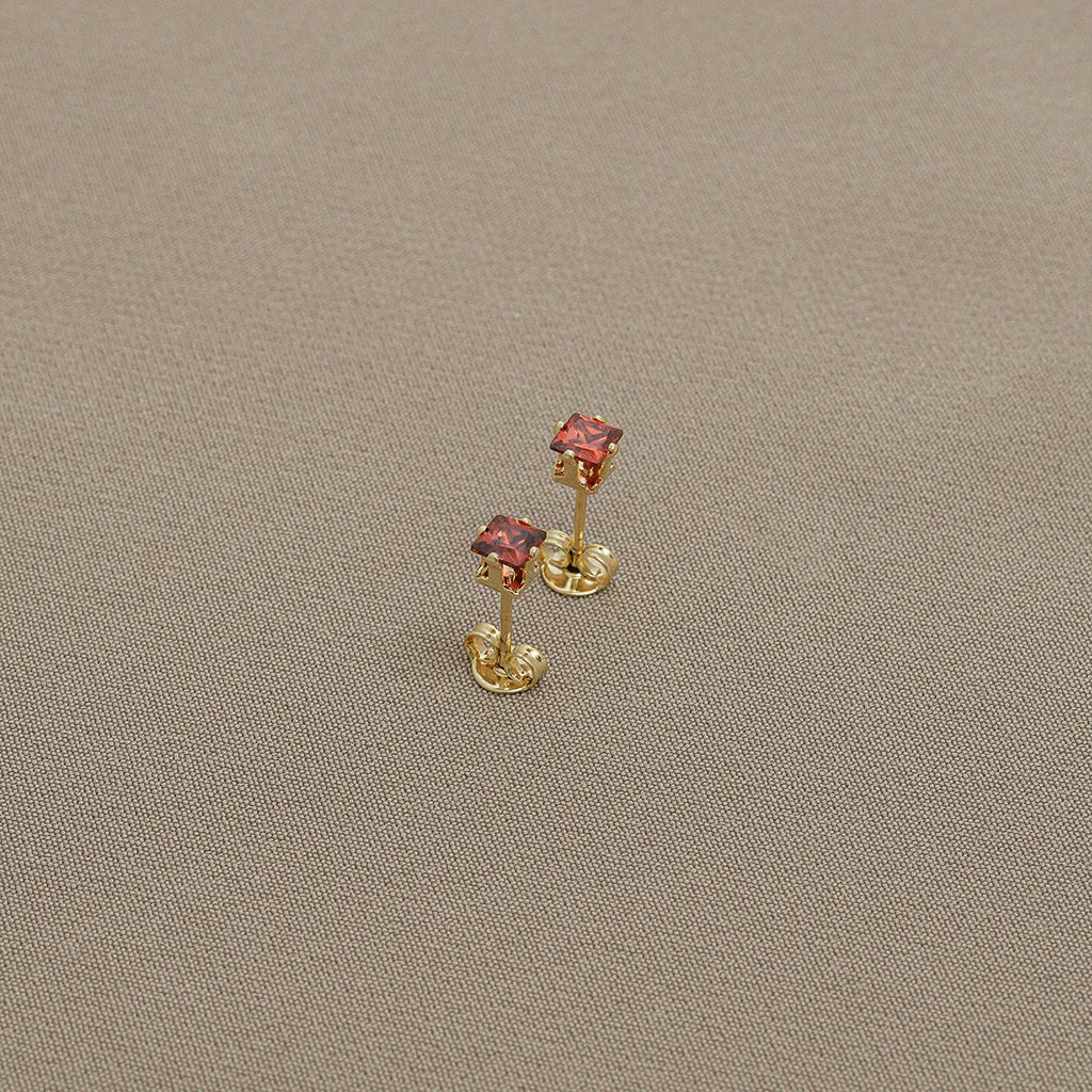 A Topo Circon Cuadrado ROJO